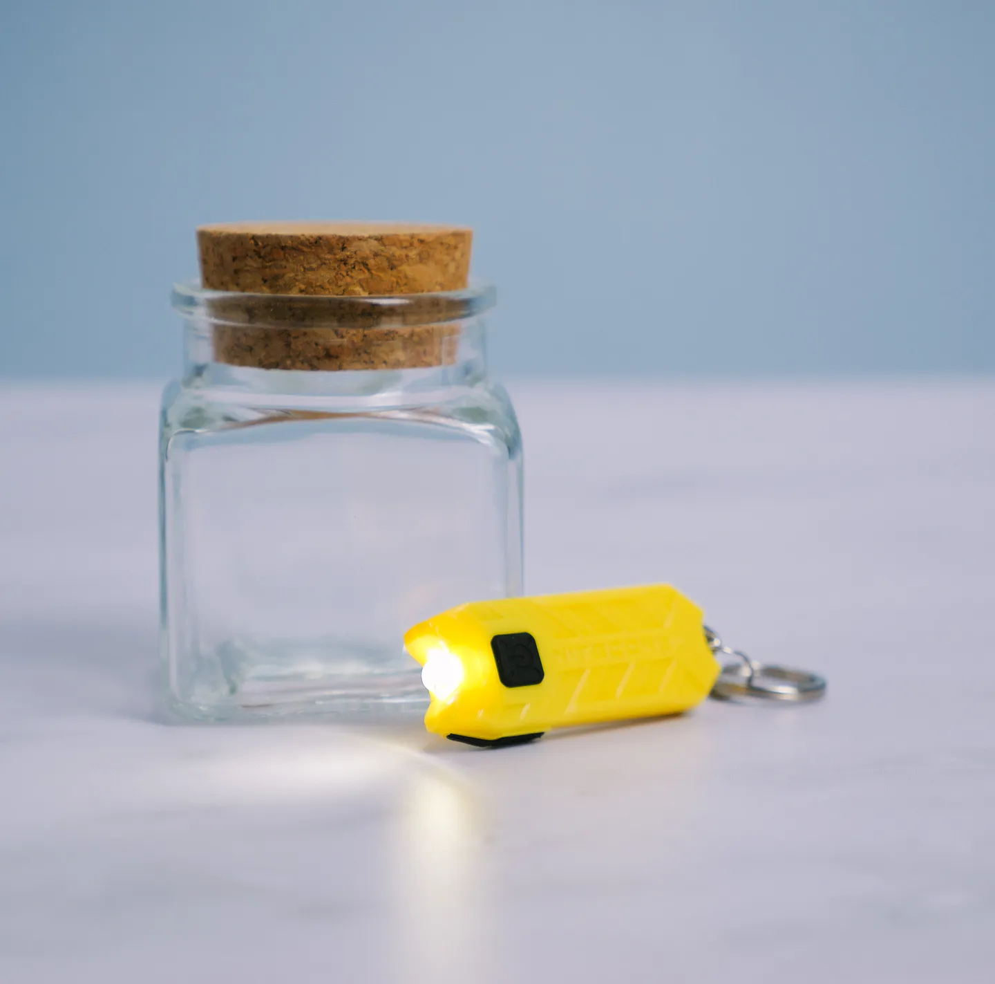 Alarm & Taschenlampe - Wiederaufladbare Schutzlampe Zitronengelb