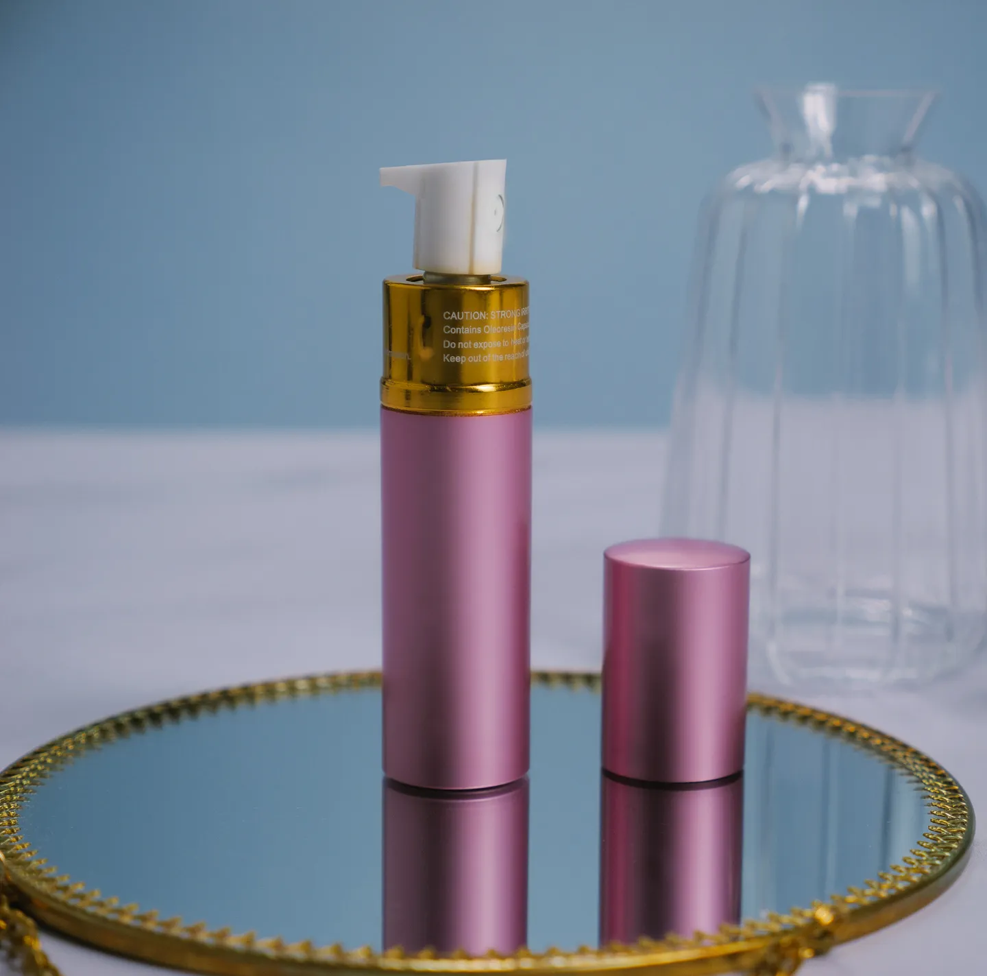 Spray lacrimógeno - Bote de gas lacrimógeno en forma de barra de labios