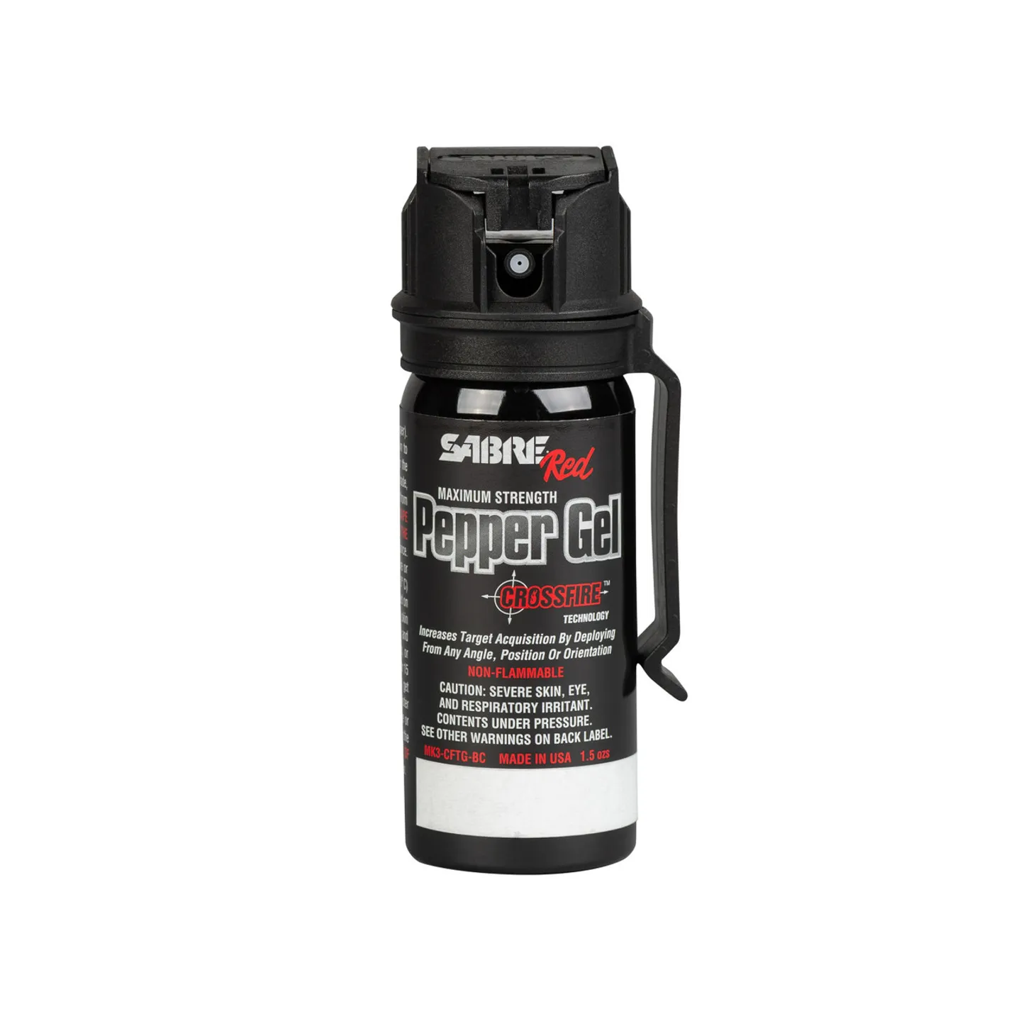 Bombe Lacrymogène - Spray de défense puissant 2 en 1 le MK3 Crossfire - Contenance 44 ml