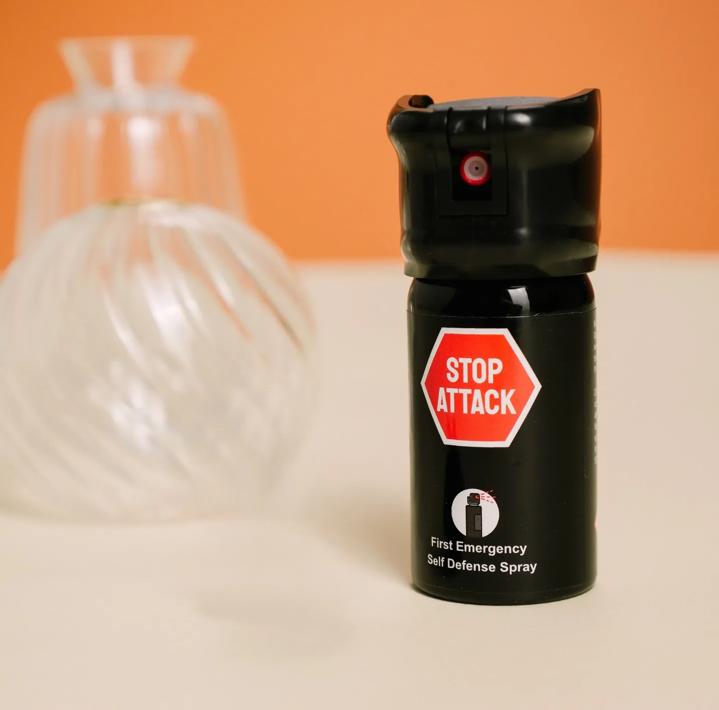 Bombe Lacrymogène - Nouvelle génération de spray de défense sans capsaïcine  StopAttack 40 ml