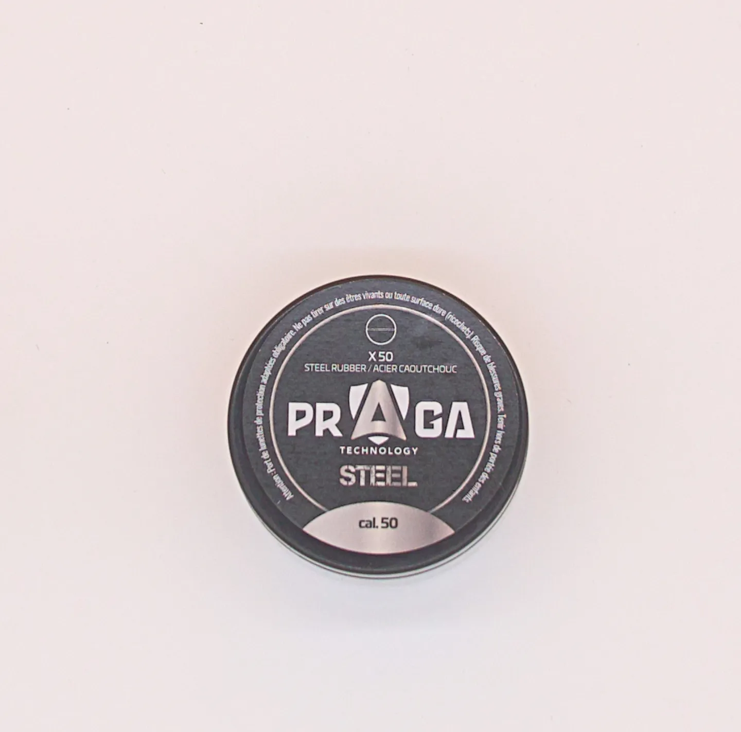 Accessoires et équipements - Balles de caoutchouc alourdies à l’acier calibre .50 - PRAGA – Un impact considérable