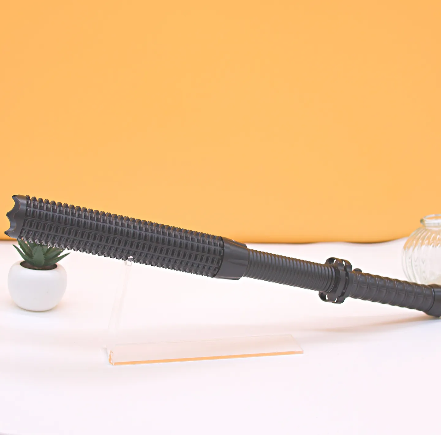Schlagstöcke & Knüppel - Teleskopabwehrschlagstock aus eloxiertem Aluminium, 46 cm