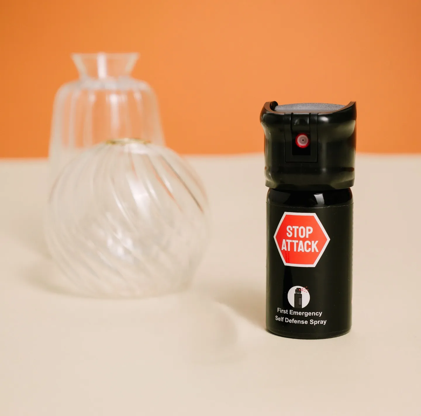 Bombe Lacrymogène - Nouvelle génération de spray de défense sans capsaïcine  StopAttack 40 ml