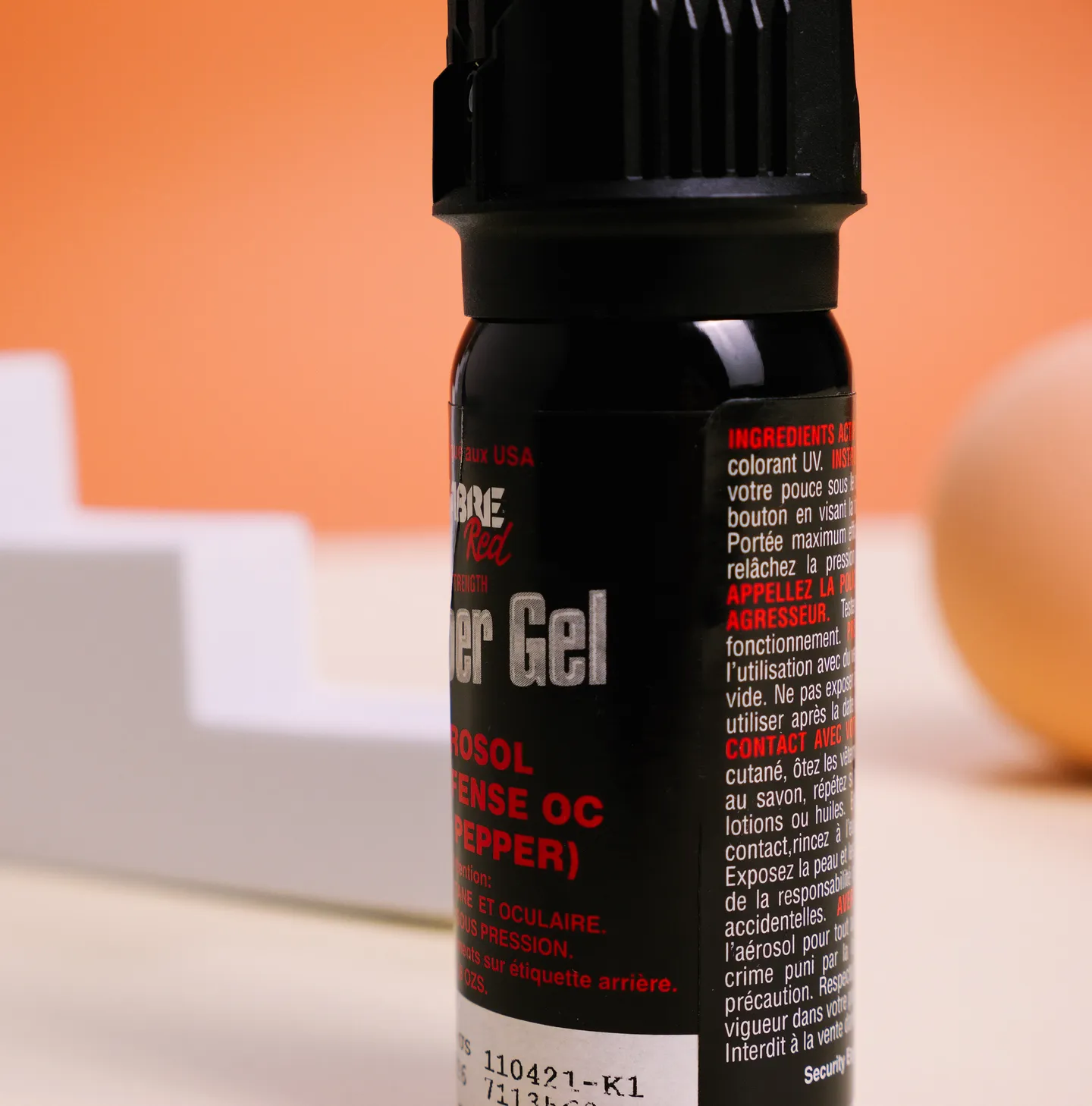 Spray lacrimógeno - Spray de defensa 2 en 1 - Capacidad 54 ml