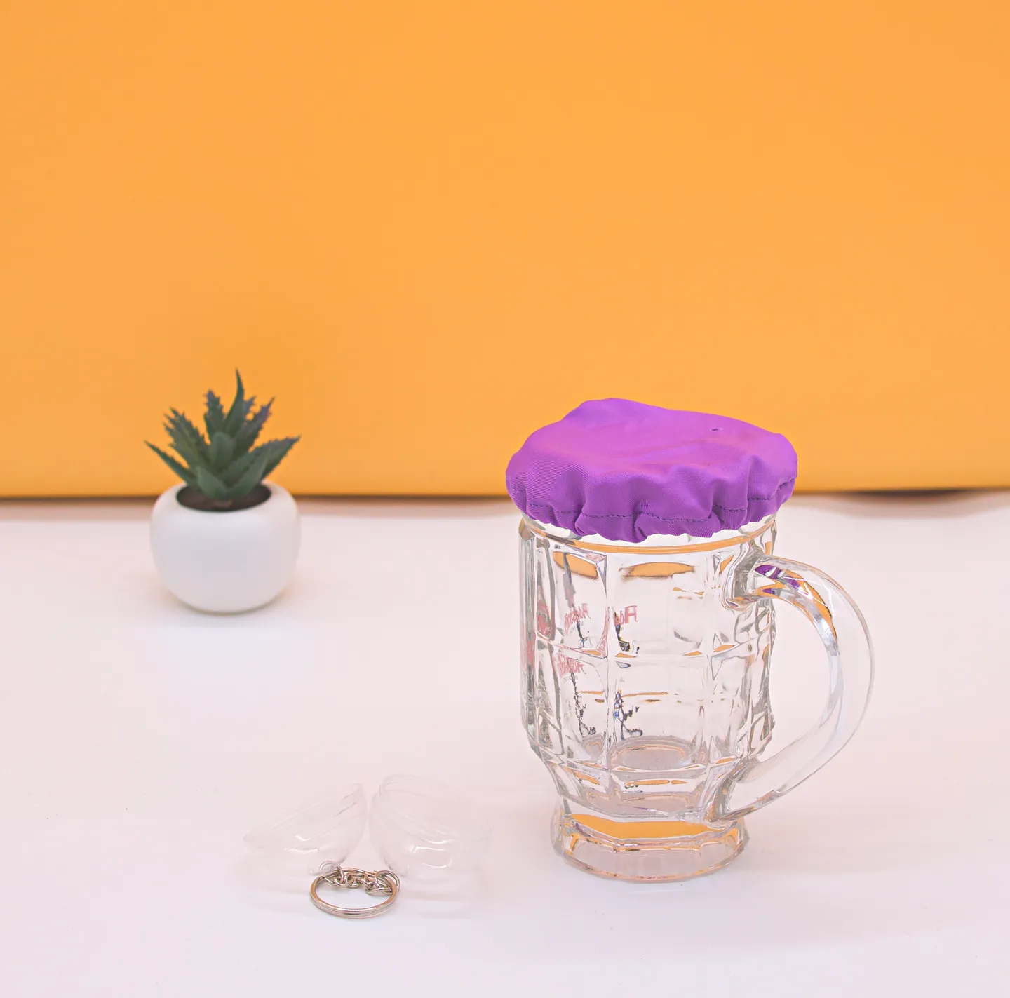 Prévention et Défense connectée - Protect Cup – Protection anti-drogue pour verre (Violet)